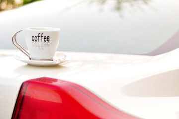Cup of morning coffee