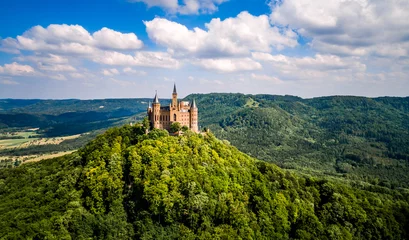 Fototapete Schloss Burg Hohenzollern, Deutschland.