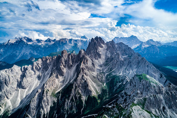 National Nature Park Tre Cime In the Dolomites Alps. Beautiful nature of Italy.