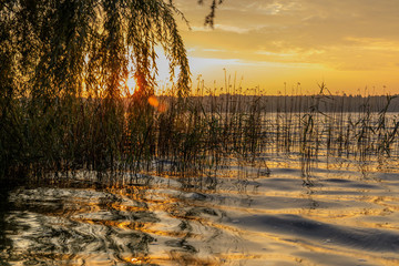 Sonnenuntergang am See