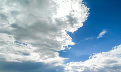 Fototapeta premium cloud blue sky after raining