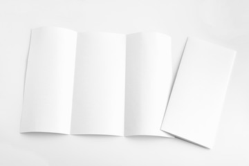 white template paper on background