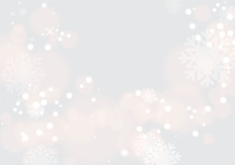 background with beautiful snow