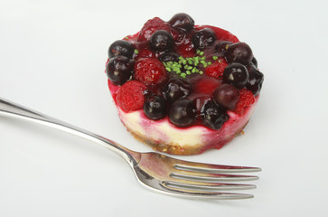 Cheesecake on a plate