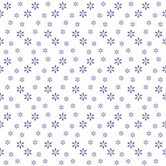 Seamless pattern from snowflakes