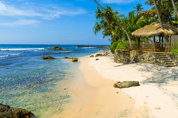 Tropical beach in Sri Lanka