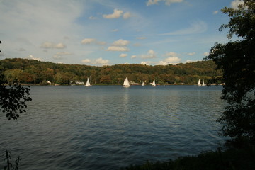 Obraz premium view to baldeney see, Essen