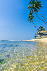 Tropical beach in Sri Lanka