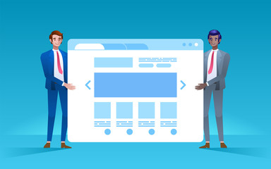 Online shop presentation