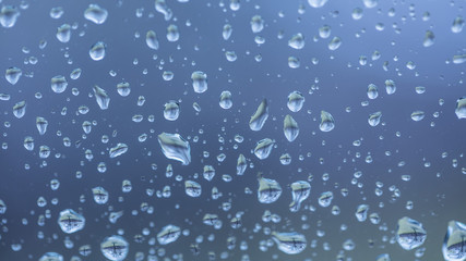 rainy days ,rain drops on windows surface 