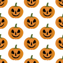 Jack-o-lantern pumpkin pattern