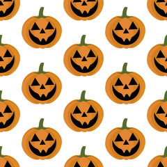 Jack-o-lantern pumpkin pattern