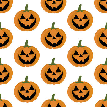 Jack-o-lantern pumpkin pattern