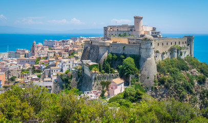 Naklejka premium Gaeta Castle in a summer morning, province of Latina, Lazio, central Italy.