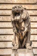 Statue at Buda Castle