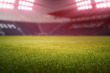 image of background Football stadium and can be used for display or montage your products