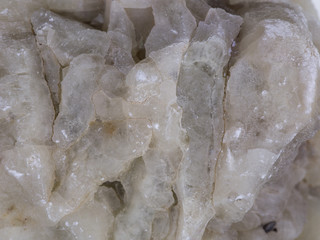 texture and structure of white quartz