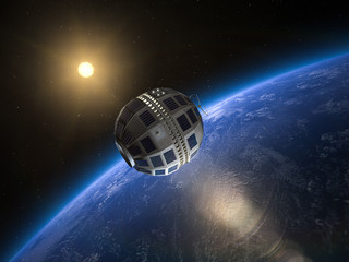 Telstar 1 - The world`s first transatlantic broadcast satellite, launched in 1962.