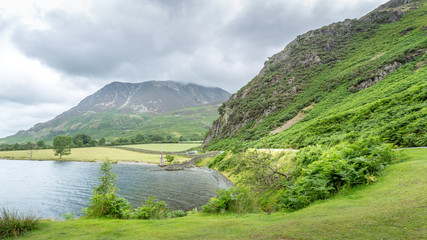 View of Crummock Water, Lake District UK