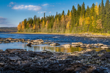 T&auml;nnforsen in Sweden, biggest waterfall in Sweden