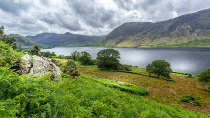 View of Crummock Water, Lake District UK