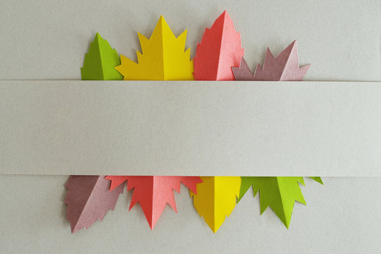 eight leaves horizontal template