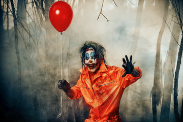 creepy dangerous clown