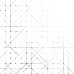 Geometric simple minimalistic background. Triangles dotted pattern. Vector illustration