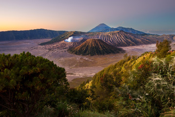 Sunrise on the volcano Bromo - Java, Indonesia.