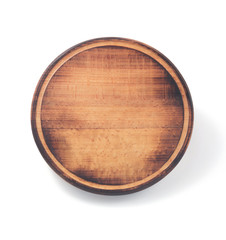 pizza cutting board on white