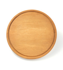 pizza cutting board on white