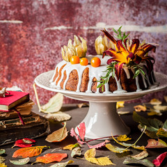 Autumn Harvest Banana Bundt Cake