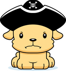 Cartoon Angry Pirate Puppy