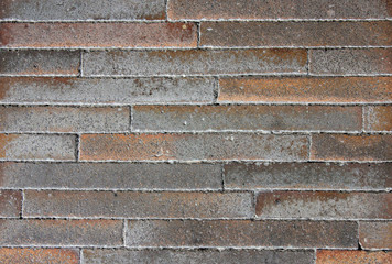 Old brown brick wall texture background, vintage filter.