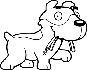Cartoon Jack Russell Terrier Leash