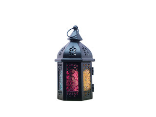 muslim style's lantern use as element of greeting