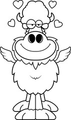 Cartoon Buffalo Wings Love