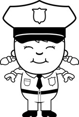 Girl Police Officer