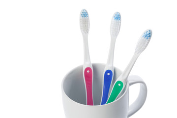 Toothbrush isolated on white