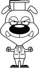 Cartoon Angry Teacher Puppy