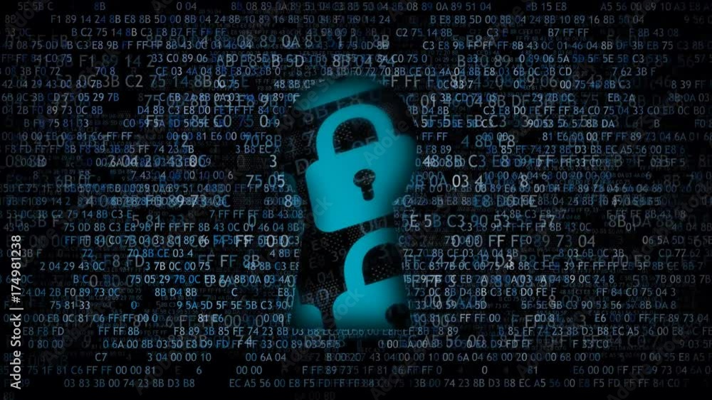 Aufkleber software protection. it is not possible to hack. information under protection