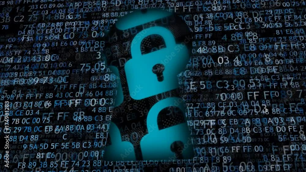 Poster software protection. it is not possible to hack. information under protection