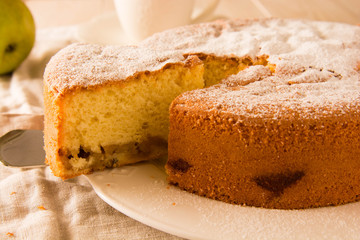 Homemade Organic Apple Pie Dessert Ready to Eat.