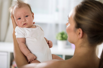 Mom with a baby