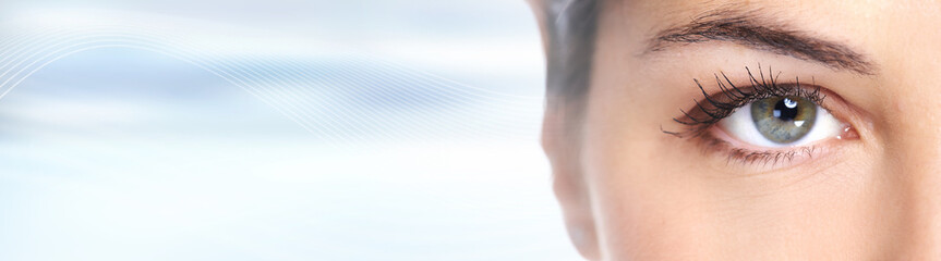 Naklejka premium Woman eyes