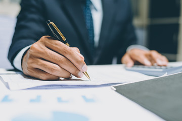 concept of business real estate and financial deal.
