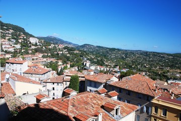 Fototapeta na wymiar Grasse : ville, détails et commerces (Alpes-Maritimes en région Provence-Alpes-Côte d'Azur)