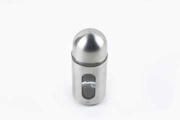 empty isolated peper shaker on white background