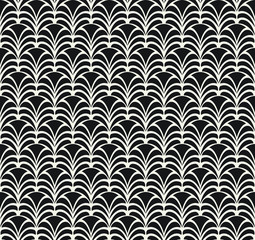 Abstract Art Nouveau Floral Seamless Pattern