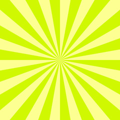 Abstract radial background with divergent rays. Vector illustration.